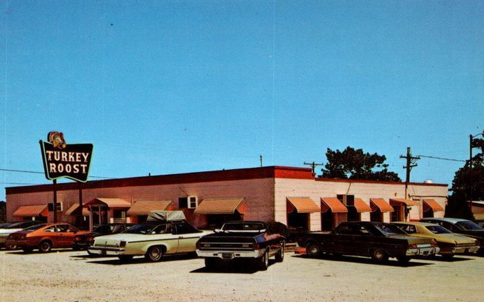 Turkey Roost - Vintage Postcard (newer photo)